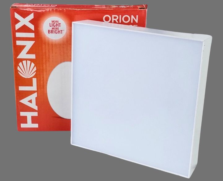 Halonix Orion LED Surface Panel Trimless Square White Body  White Light